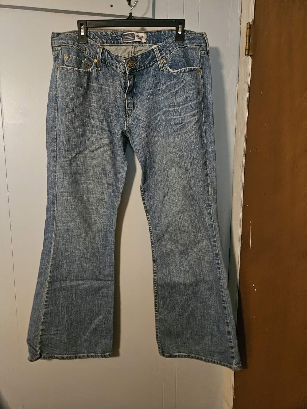 Levi's Juniors Low Slim Flare Blue Faded Bootcut Jeans